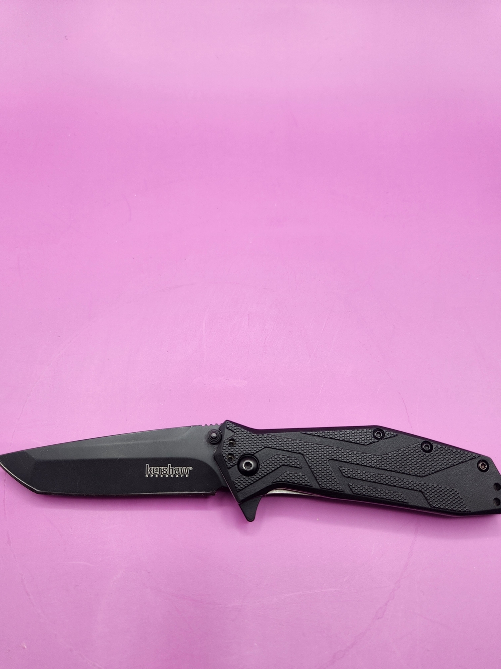 Kershaw 1990 Black Tactical Folding Knife